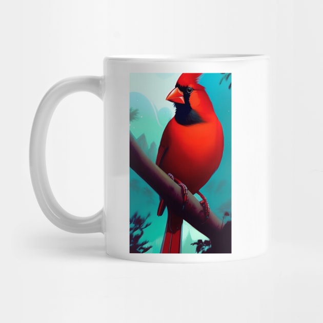 Red Bird Cardinal by ShopSunday